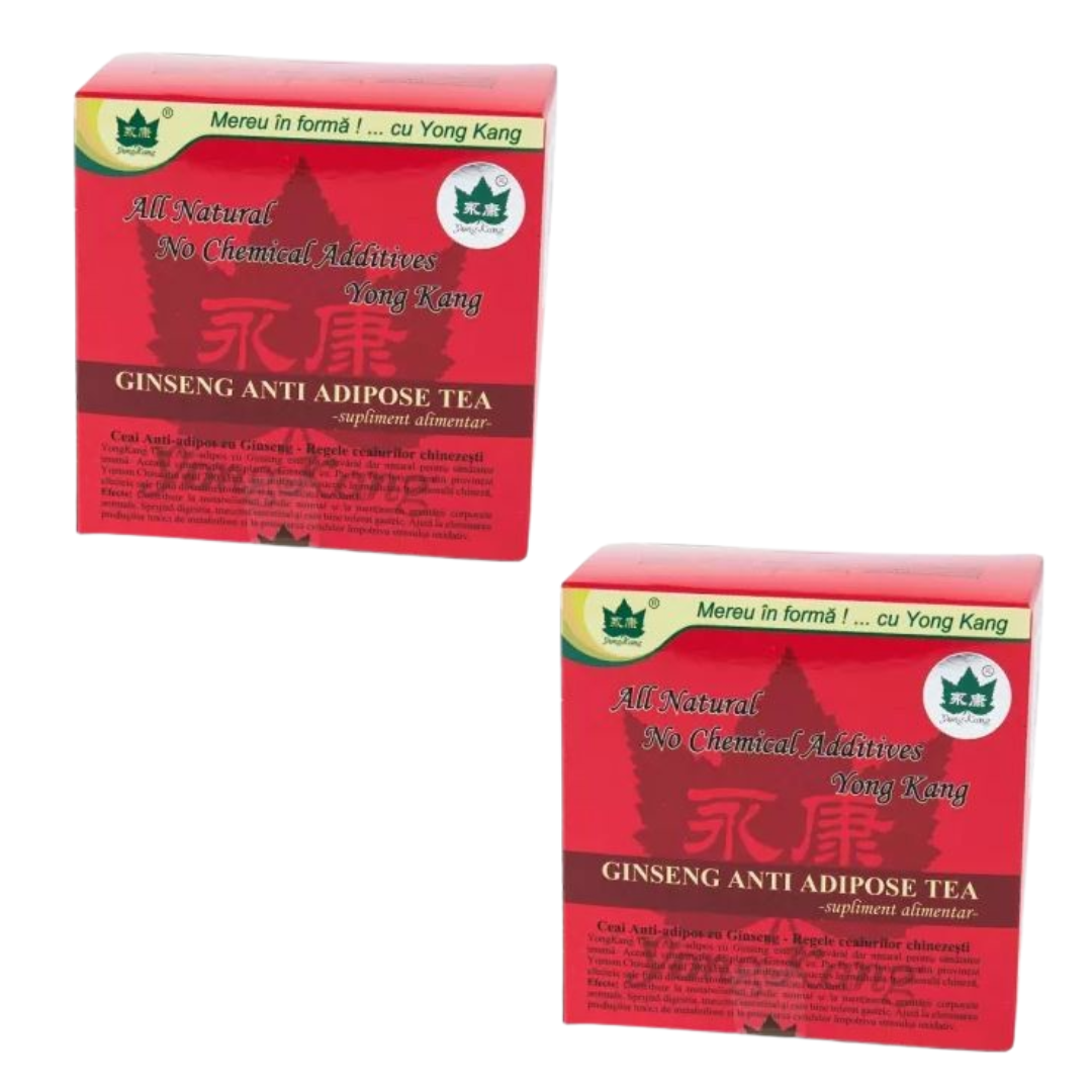 2 X Antiadipose tea with Ginseng, 30 sachets, weight loss, digestion