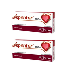 Load image into Gallery viewer, Aspenter, 28 gastroresistant tablets, reducing the risk of myocardial infarction, prevention of stroke, maintaining blood circulation