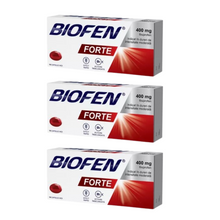 Load image into Gallery viewer, Biofen Forte, 400 mg, 16 soft capsules, migraine, back pain, muscle pain, toothache, joint pain, menstrual pain