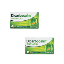 Load image into Gallery viewer, Dicarbocalm Antacid, 20 chewable tablets