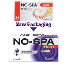 Load image into Gallery viewer, No-Spa Forte, 80 mg, 24 tablets, muscle spasm, menstruation
