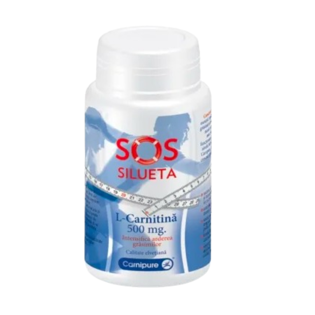 L-Carnitine SoS Siluet, 60 capsules – StoreOfAnimals