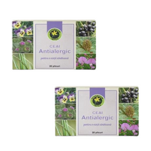 Load image into Gallery viewer, 2 X Antiallergic Tea, 20 sachets, anti-allergic, antioxidant, depurative, diuretic, slightly laxative, anti-inflammatory
