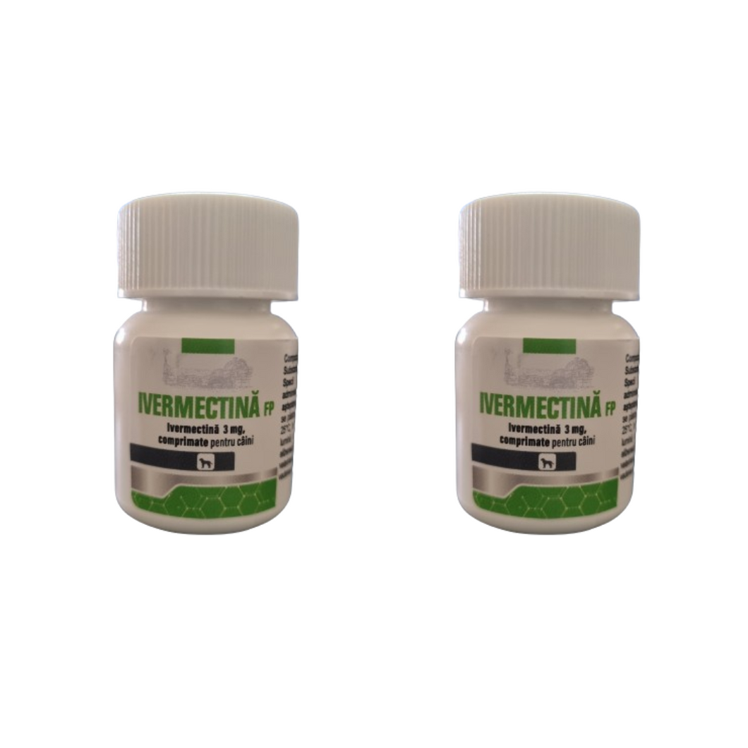 Ivermectin 3FP Antiparasitic for Scab orally dewormer 50 tablets