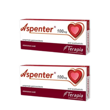 Load image into Gallery viewer, Aspenter, 28 gastroresistant tablets, reducing the risk of myocardial infarction, prevention of stroke, maintaining blood circulation
