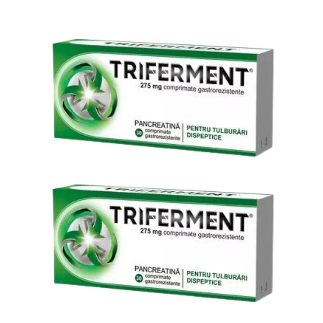 Triferment, 275 mg, 30 gastro-resistant tablets, digestive disorders