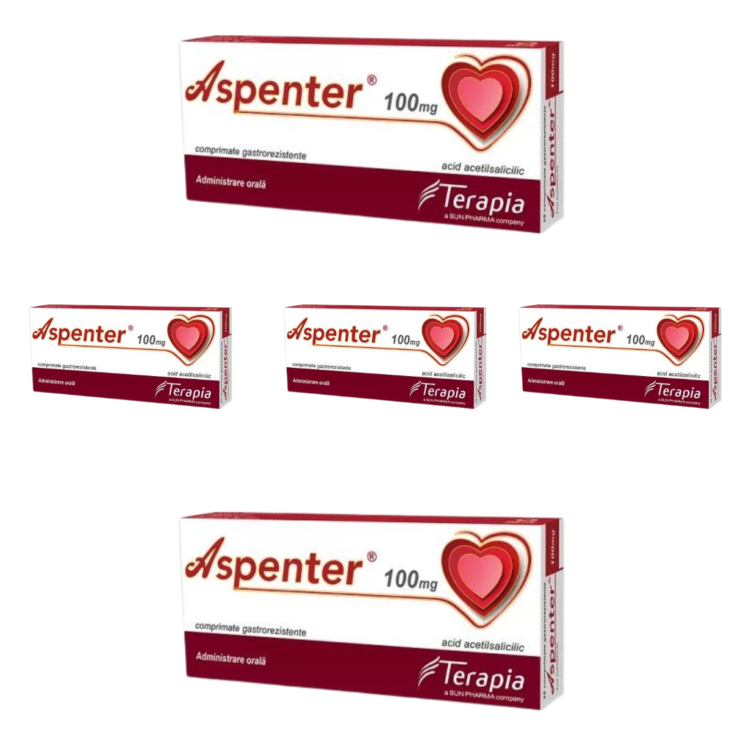 Aspenter, 28 gastroresistant tablets, reducing the risk of myocardial ...