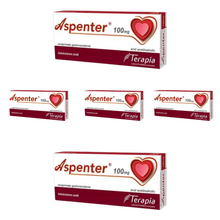 Load image into Gallery viewer, Aspenter, 28 gastroresistant tablets, reducing the risk of myocardial infarction, prevention of stroke, maintaining blood circulation
