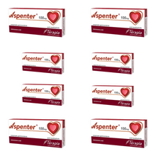 Load image into Gallery viewer, Aspenter, 28 gastroresistant tablets, reducing the risk of myocardial infarction, prevention of stroke, maintaining blood circulation
