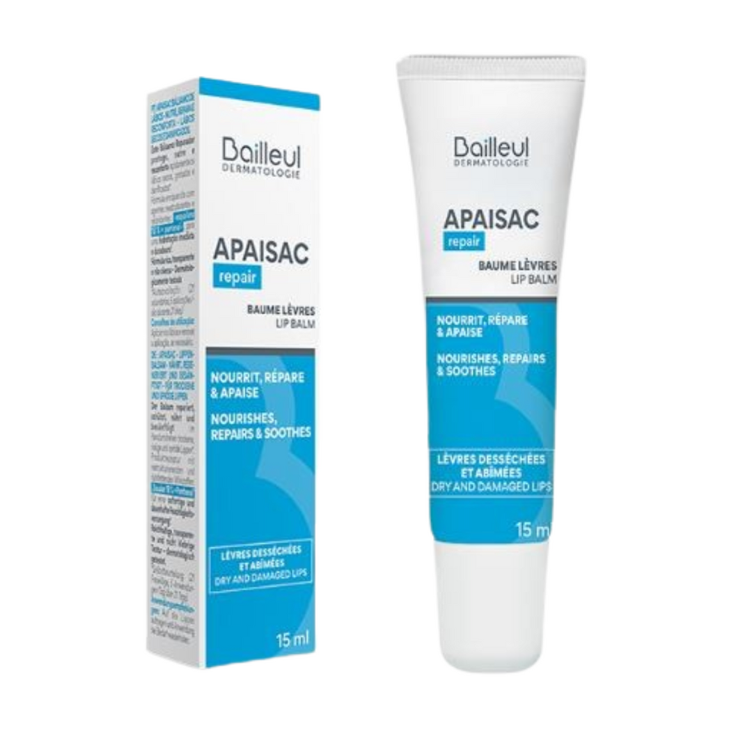 Apaisac Repair Lip Balm, 15 ml