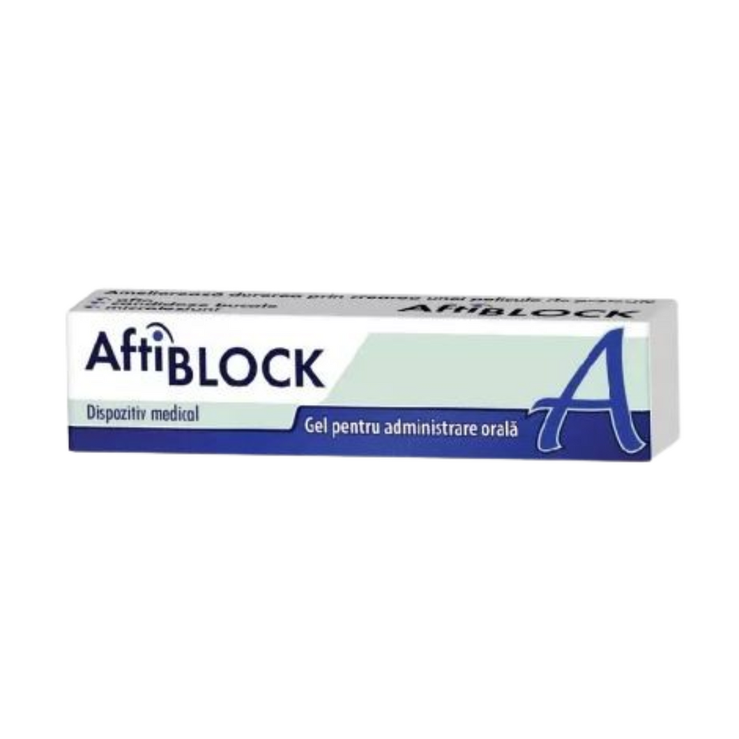 AftiBlock gel, 8 g, protects against irritation, relieves pain