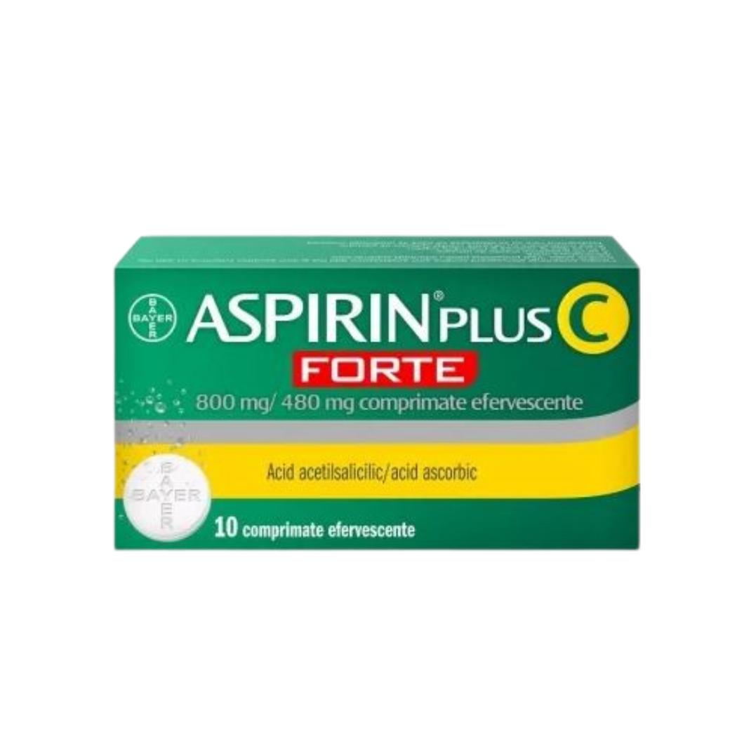 Aspirin Plus C Forte, 10 effervescent tablets