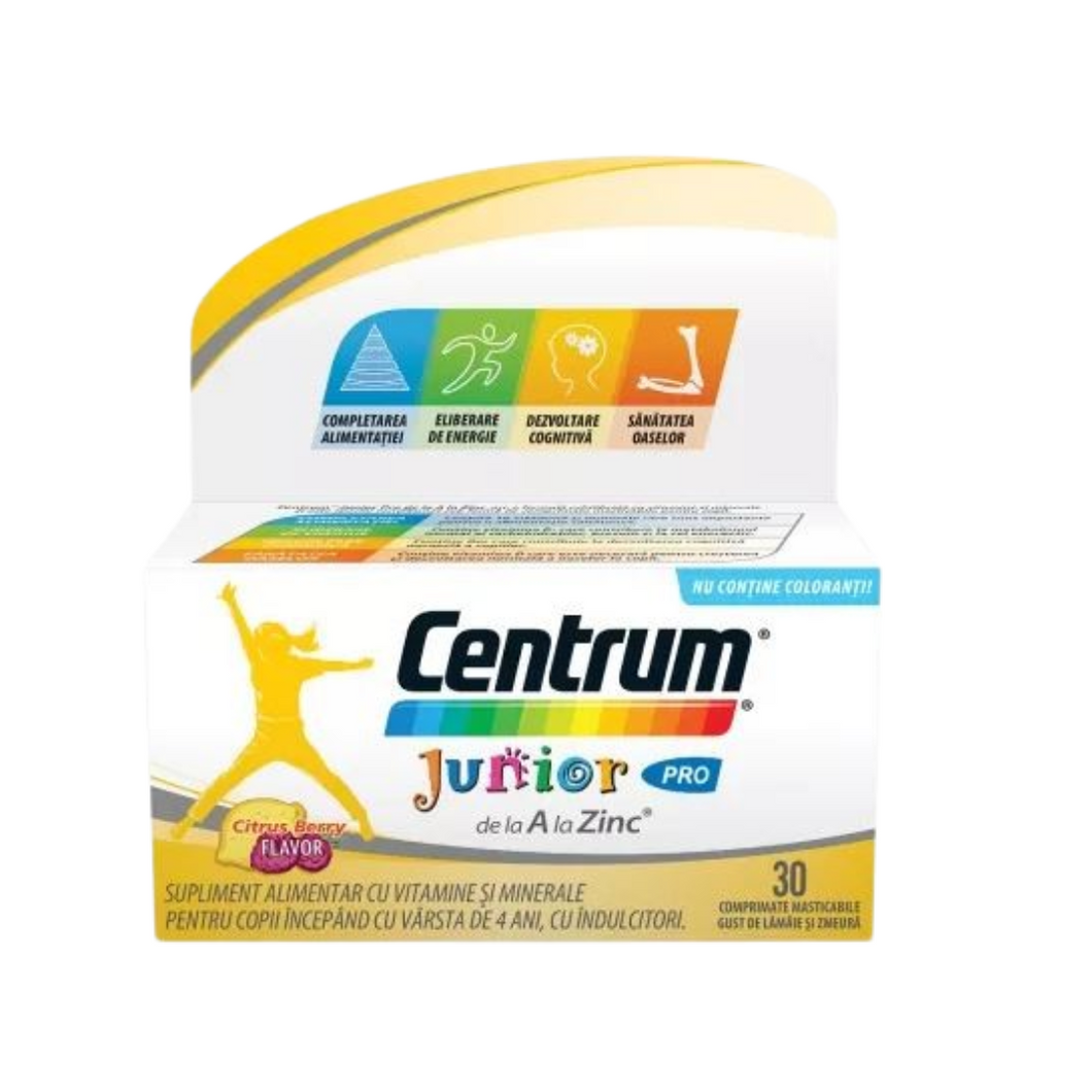 Centrum Junior A-Z Pro, 30 comprimate, Gsk