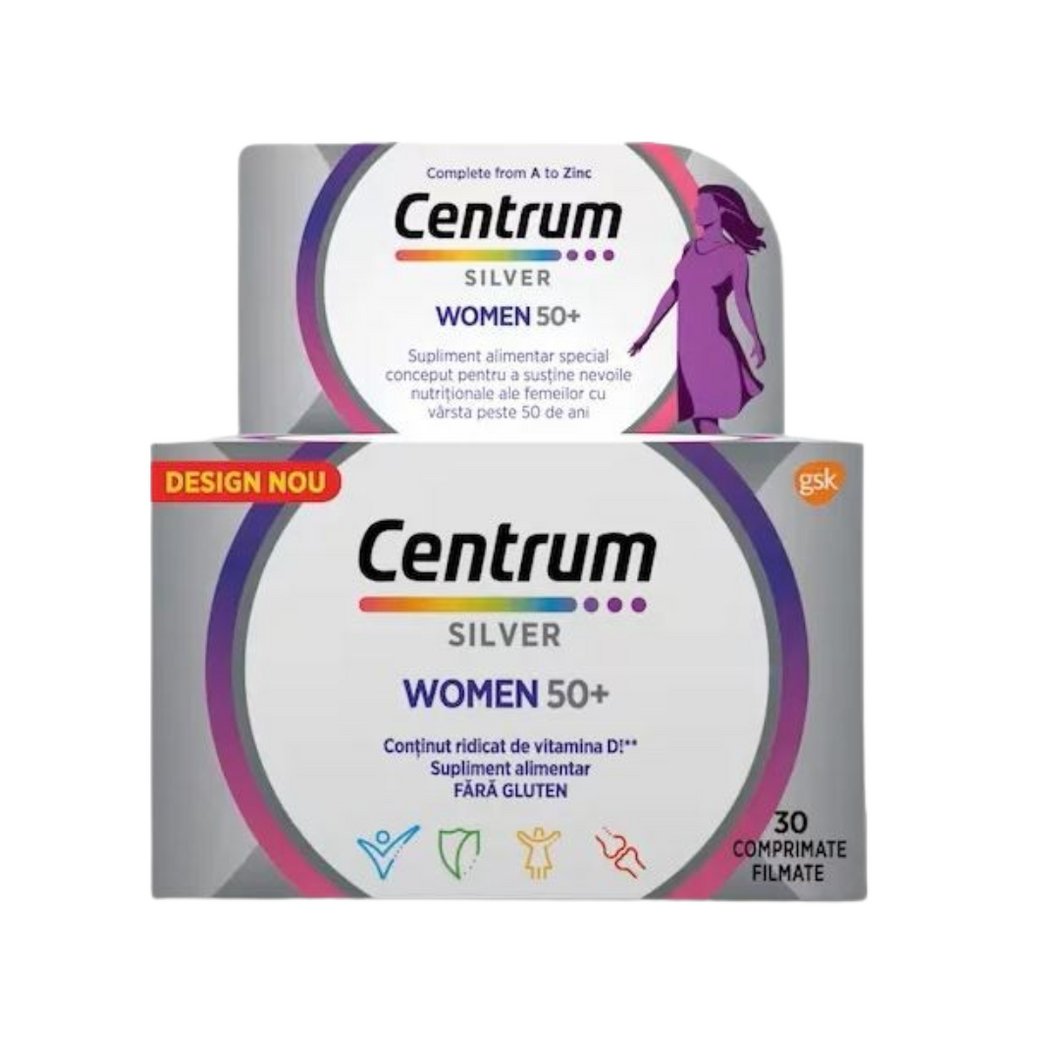 Centrum Silver 50+ for women, 30 tablets / 60 tablets, Gsk