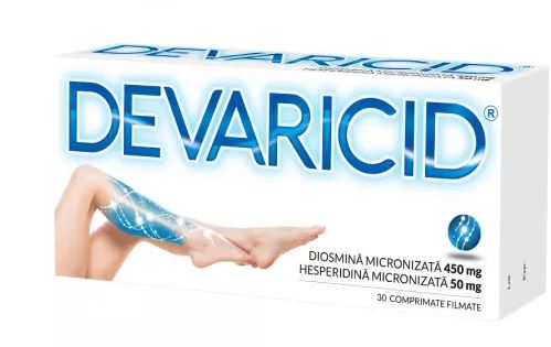 Devaricid, 30 film-coated tablets, chronic venous insufficiency