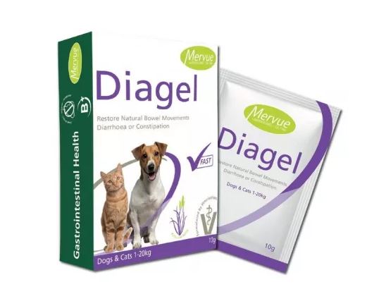 2 X Supplement against digestive disorders in dogs and cats Diagel, 10 ...