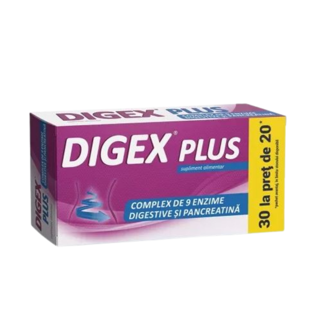 Digex Plus, 30 film-coated tablets