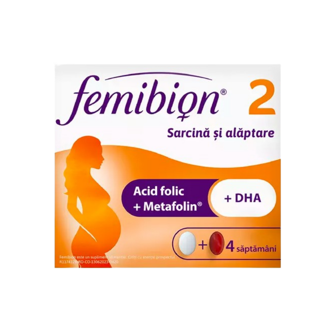 Femibion 2 pregnancy and breastfeeding, 28 tablets + 28 capsules