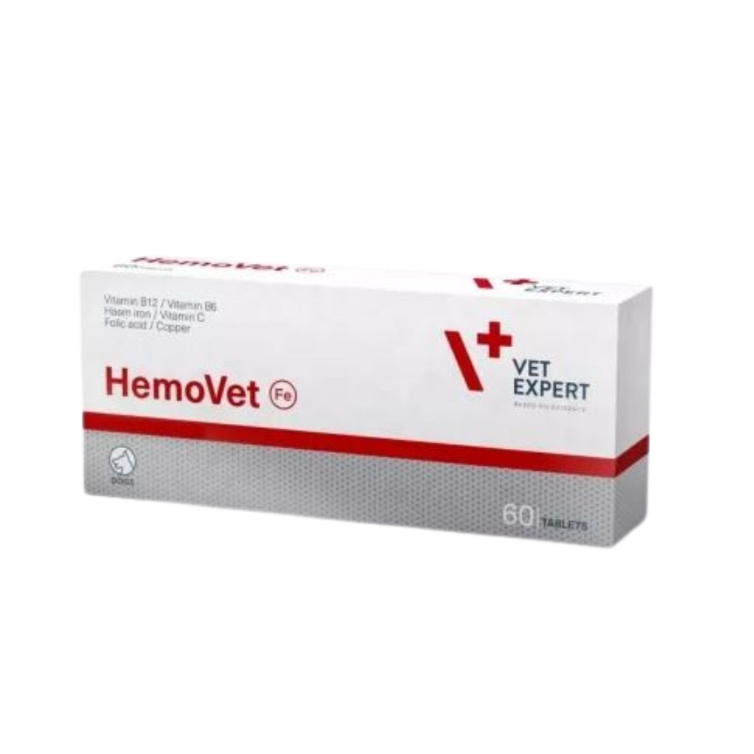 Food supplement against anemia in dogs HemoVet, 60 tablets, VetExpert