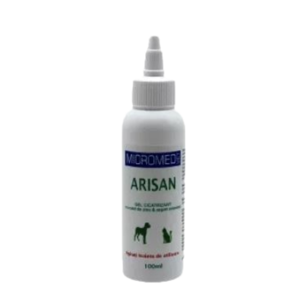 Healing gel with zinc oxide and colloidal silver Arisan, 100 ml, Micromed Vet