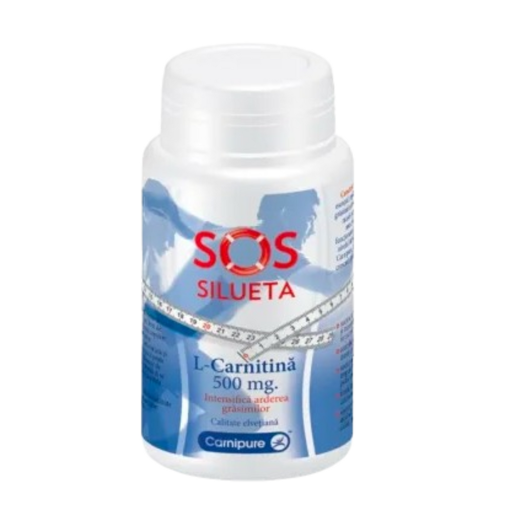 L-Carnitine SoS Siluet, 60 capsules