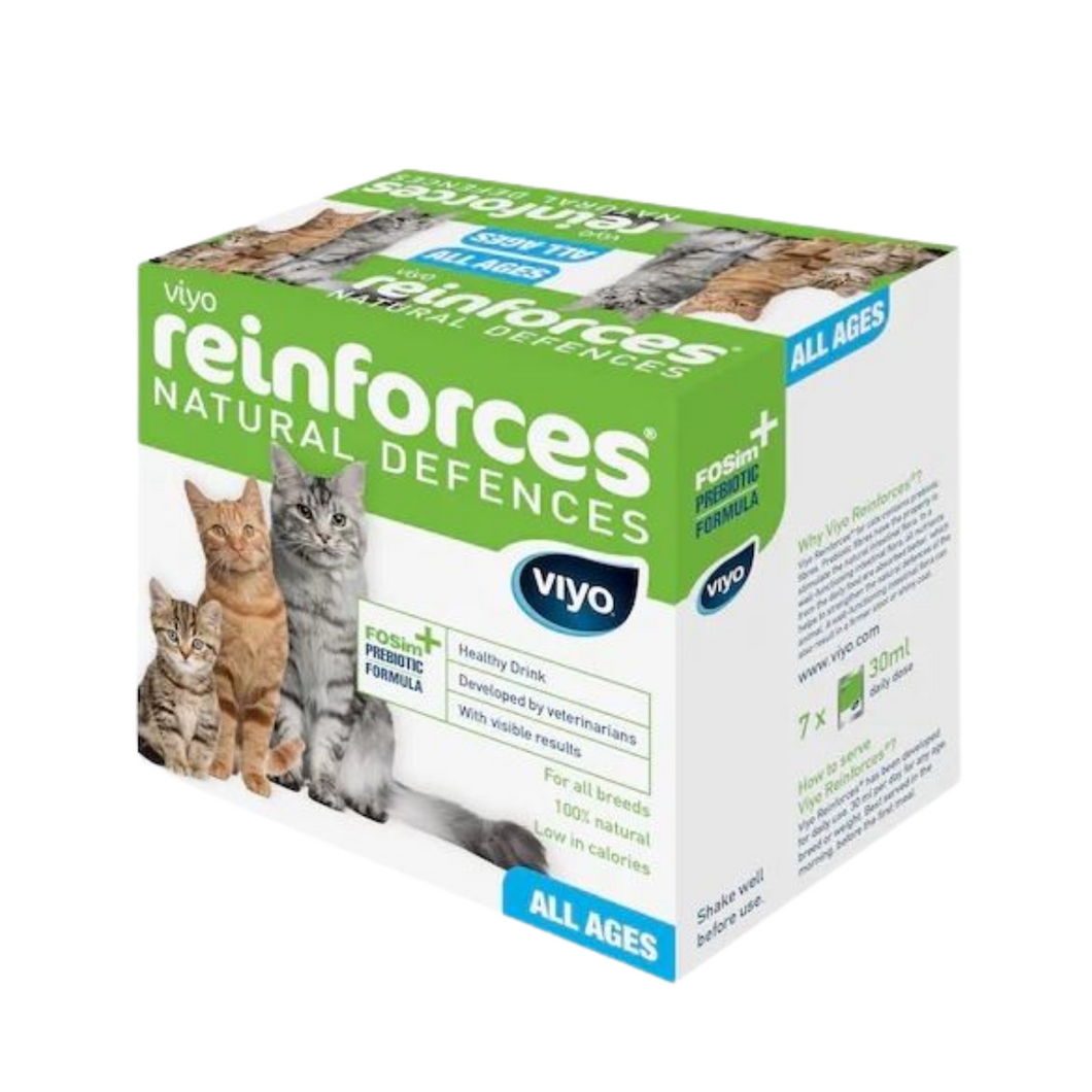 Nutritional supplement for cats Viyo Reinforces, 7x30 ml (1 box)