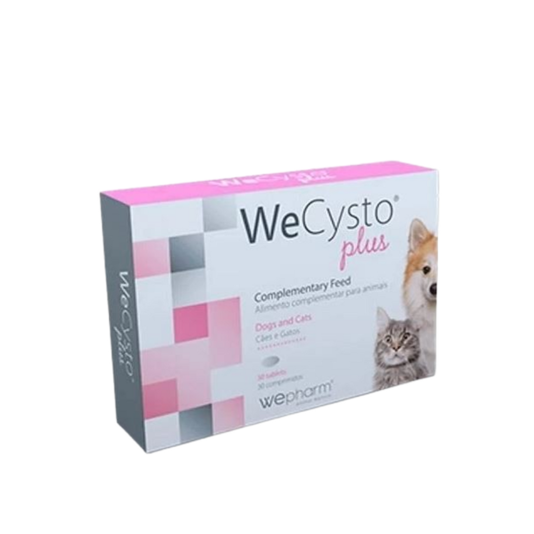 Nutritional supplement to support urinary function in cats and dogs WeCysto Plus, 30 capsules