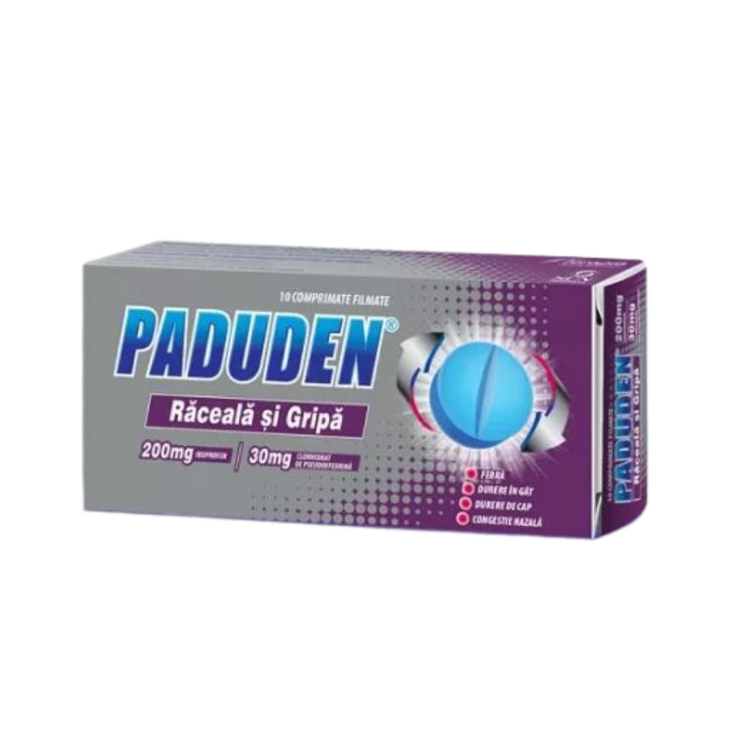 Paduden Cold and Flu, 10 tablets