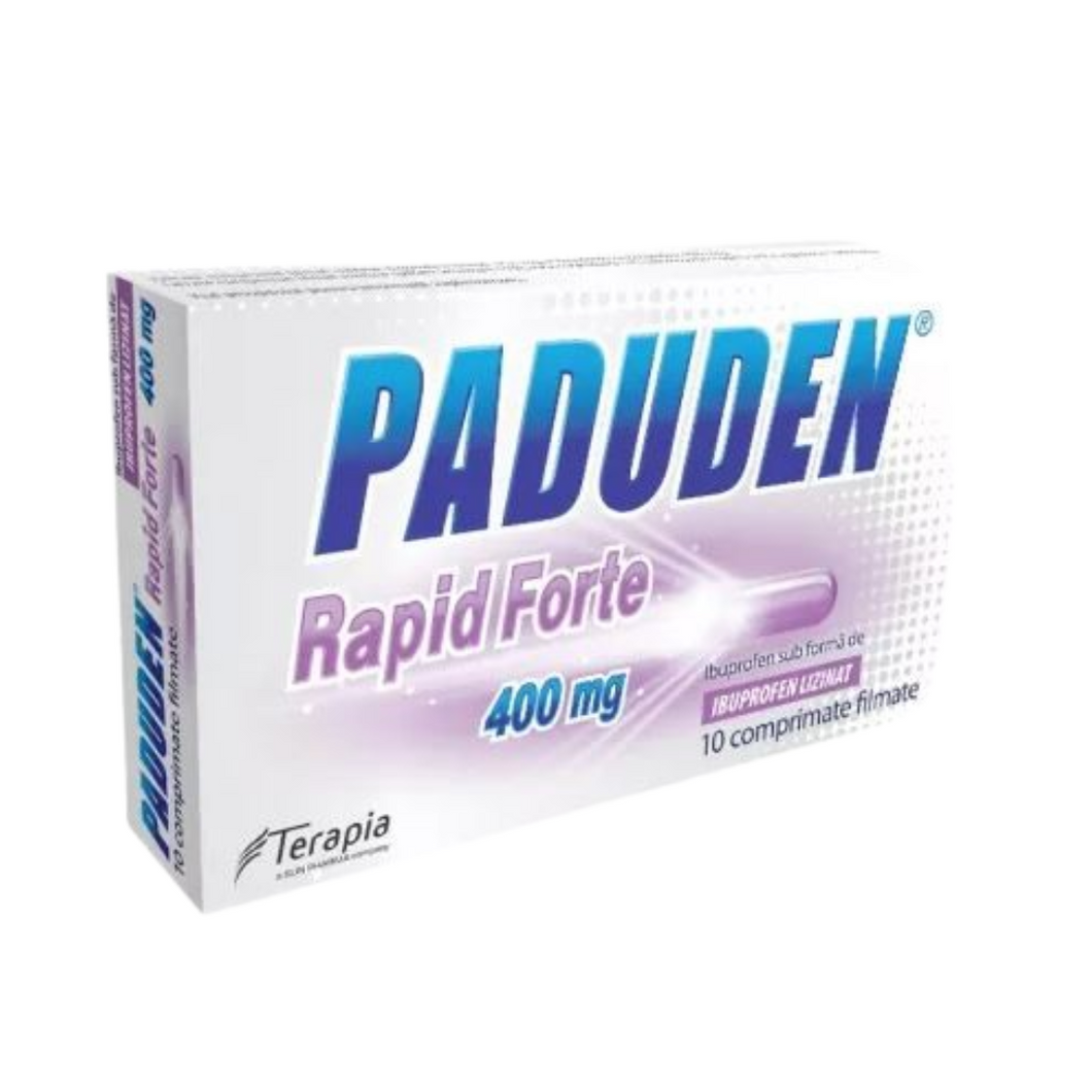 Paduden Rapid Forte, 400 mg, 10 tablets