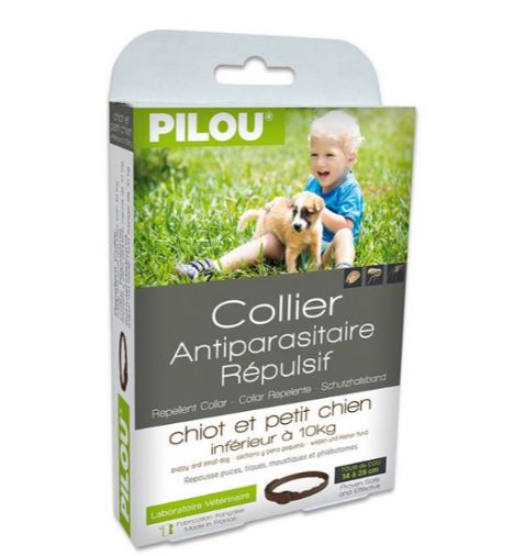 Antiparasitic collar PILOU Dog Junior 35cm