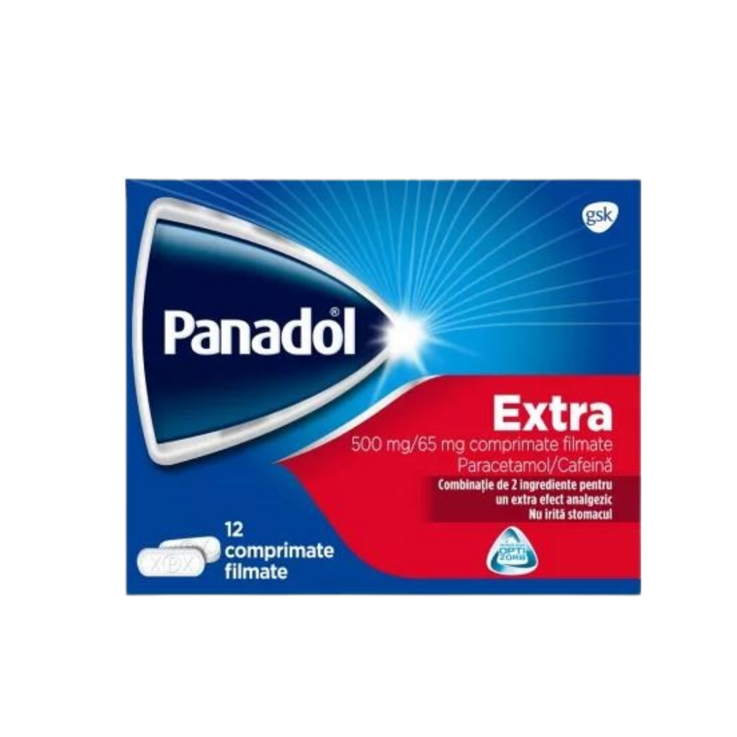 Panadol Extra, 500 mg, 12 tablets