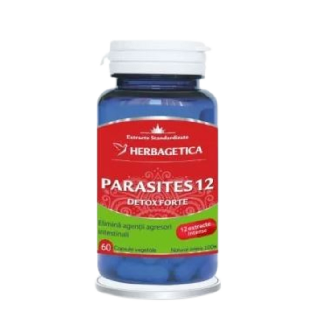 Parasites 12 Detox Forte, detoxifying, anti-inflammatory, antioxidant