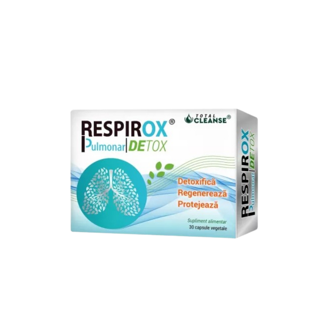 Respirox Pulmonar Detox Total Cleanse, 30 capsules