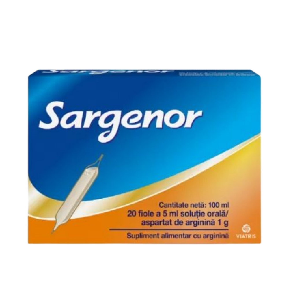 Sargenor, 20 Vials, excessive fatigue, asthenia