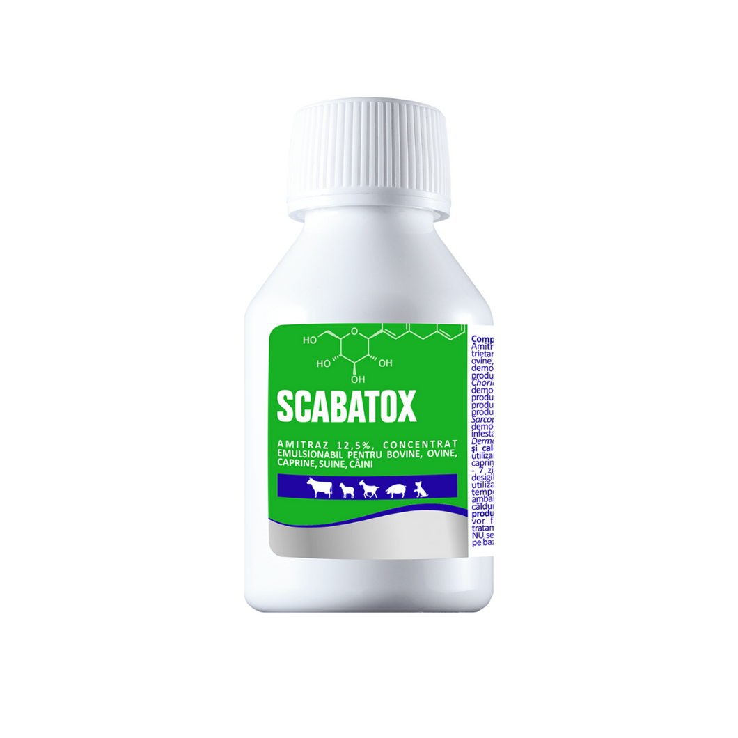 SCABATOX - 12,5% Amitraz for dogs, sheeps, cattle and pigs