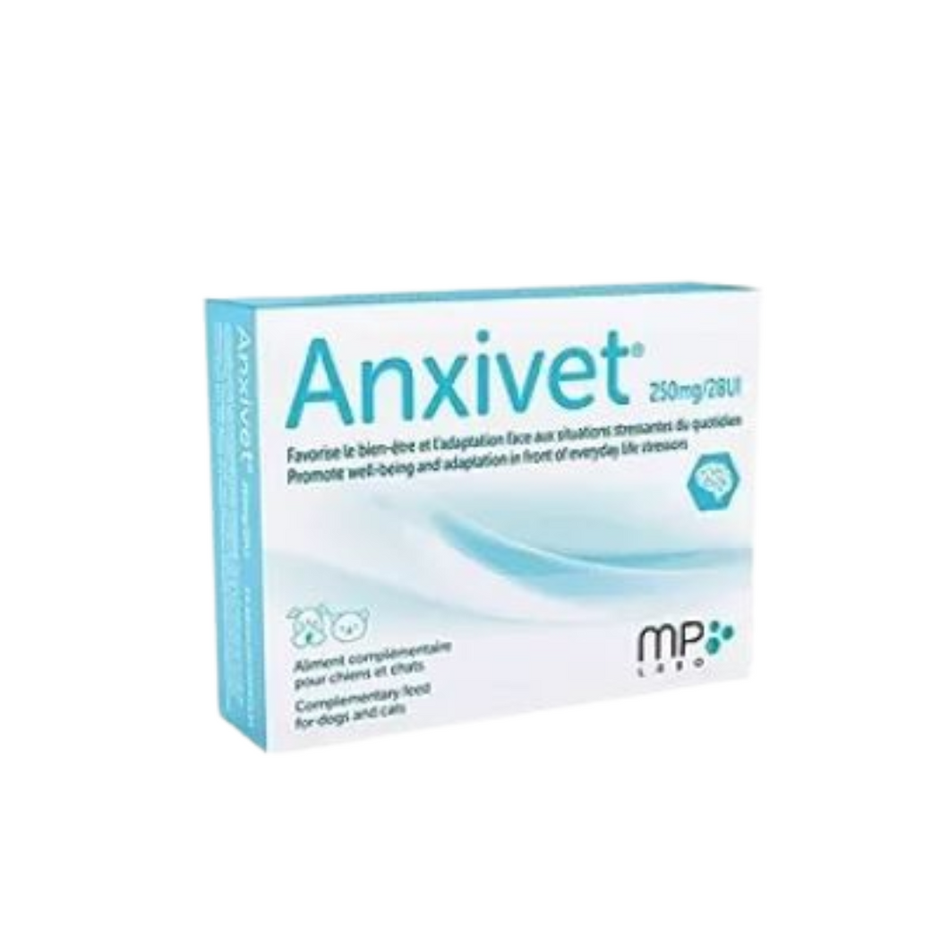 Soothing supplement for dogs and cats Anxivet 250 mg, 15 capsules, Mp Labo