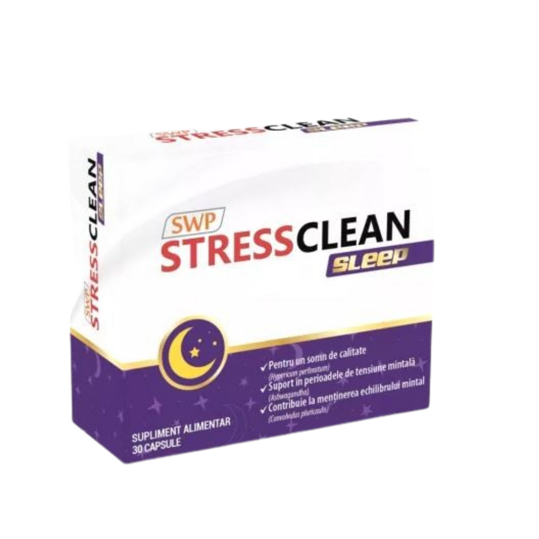 Stressclean Sleep, 30 capsules, central nervous system, alleviation of sleep disorders