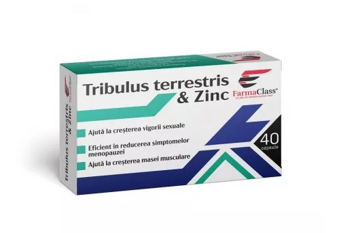 2 X Tribulus Terrestris Zinc, 40 capsules