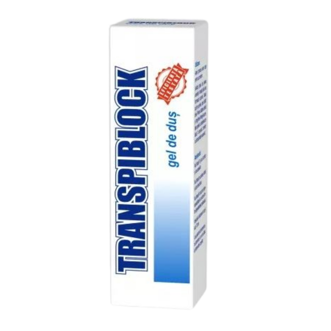 Transpiblock Shower Gel Against Excessive Sweating, 200 ml, Zdrovit
