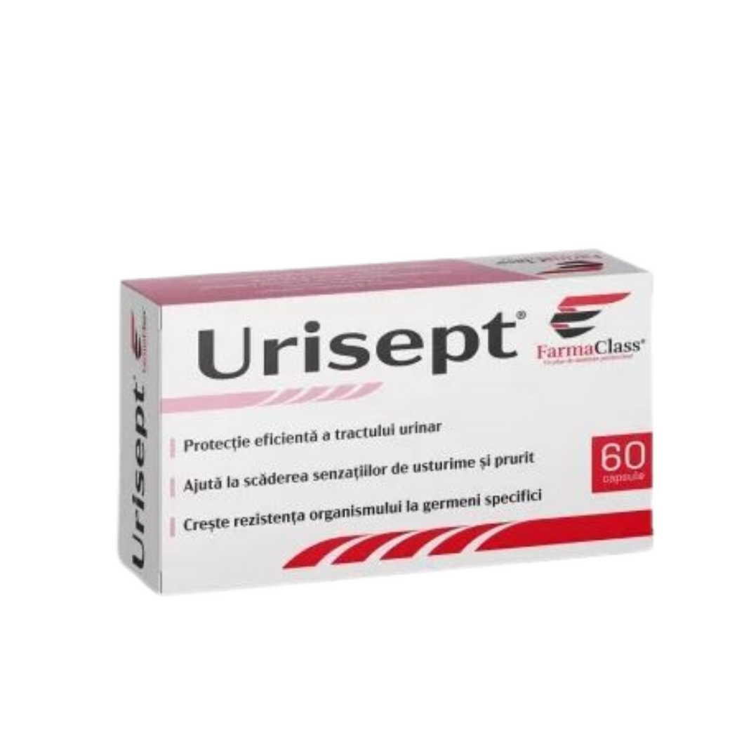 Urisept, 60 capsules, protection of the urinary tract, reduce stinging and itching sensations