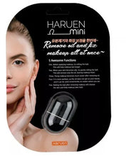 Load image into Gallery viewer, Mini Matte Black facial massage device with black volcanic stone anti sebum, 1 piece
