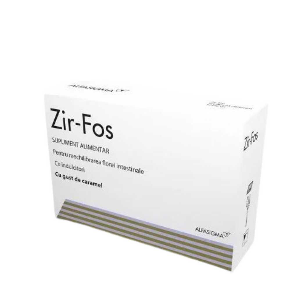 Zirfos with caramel taste, 12 sachets