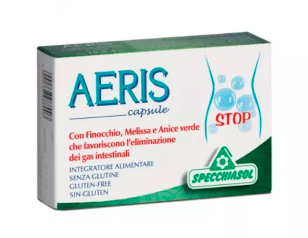 Aeris 30 capsules Specchiasol , normal functioning of the gastrointestinal tract