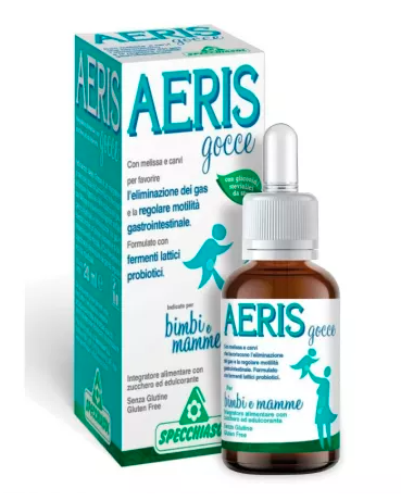 Aeris gocce drops, 20 ml, Specchiasol, problem of colic in newborns, eliminates gas and regulates gastrointestinal motility