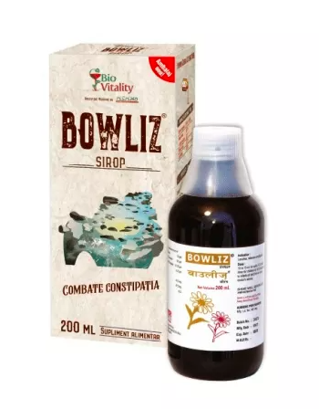 Syrup Bowliz, 200 ml, Bio Vitality, intestinal transit and digestion