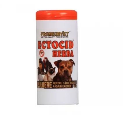 3 x Ectocid Herba antiparasitic powder, 50 g