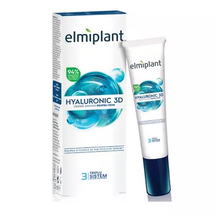 Anti-wrinkle eye cream Hyaluronic 3D, 15 ml