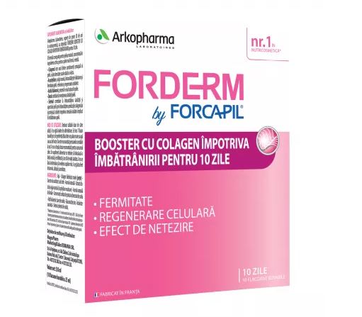 Collagen booster Forderm by Forcapil, 10 Vials