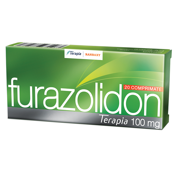 Furazolidon, 100 mg, 20 tablets