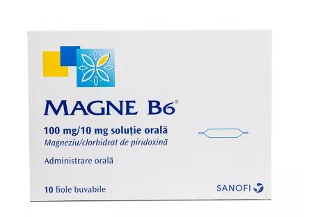 Magne B6, 10 vials, Magnesium Deficiency